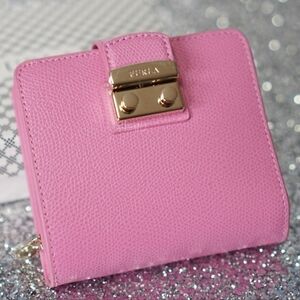 Furla Pink Metropolis S Bifold Wallet